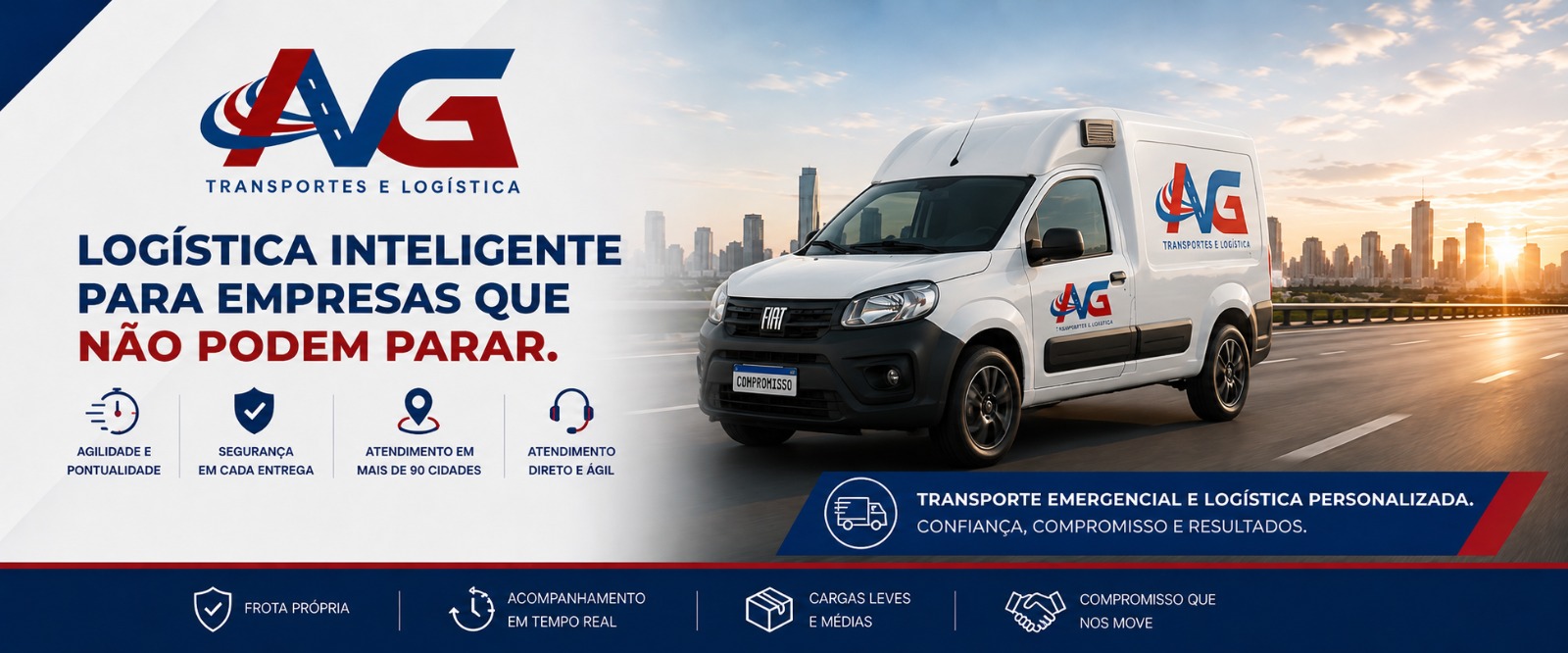 AVGouveia Transportes e Logística — Logística inteligente para empresas que não podem parar